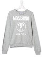 Moschino Kids Question Mark Logo Sweatshirt - Grey