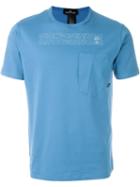 Stone Island Shadow Project Logo Print T-shirt, Men's, Size: S, Blue, Cotton
