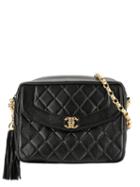 Chanel Pre-owned Diamond Quilted Camera Bag - Black