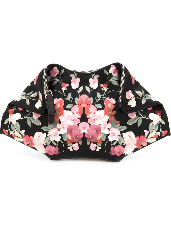 Alexander Mcqueen Floral Print 'de Manta' Clutch