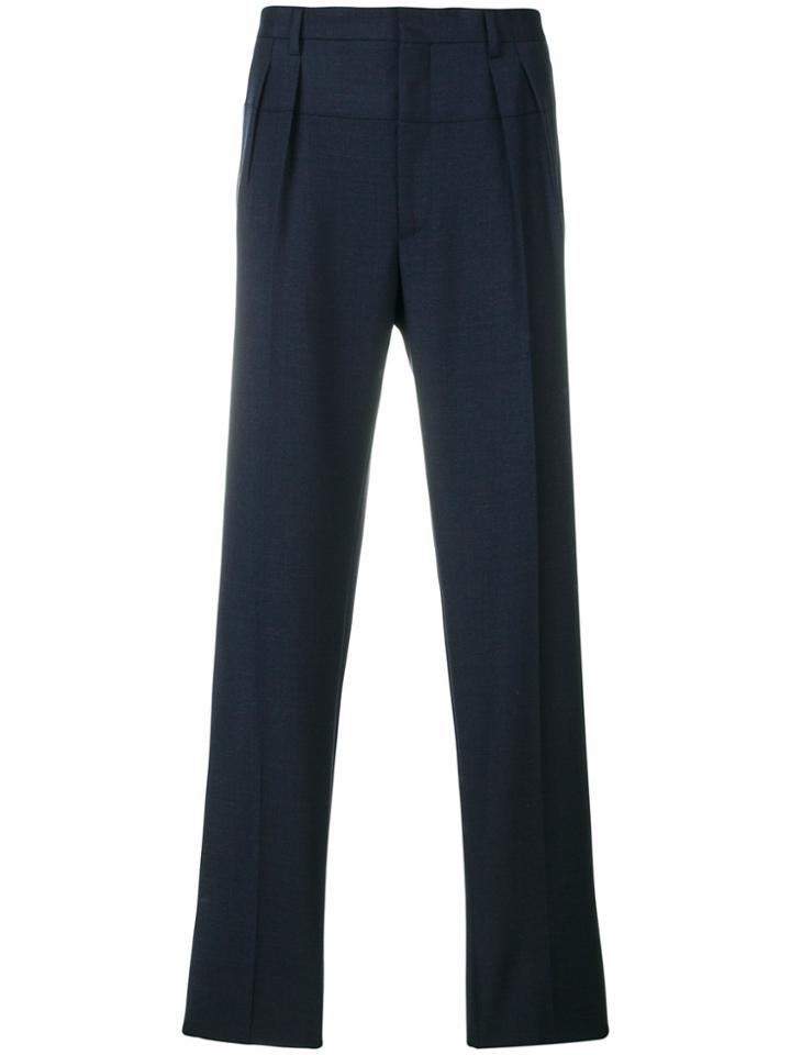 Gabriele Pasini Pleat Detailed Tailored Trousers - Blue