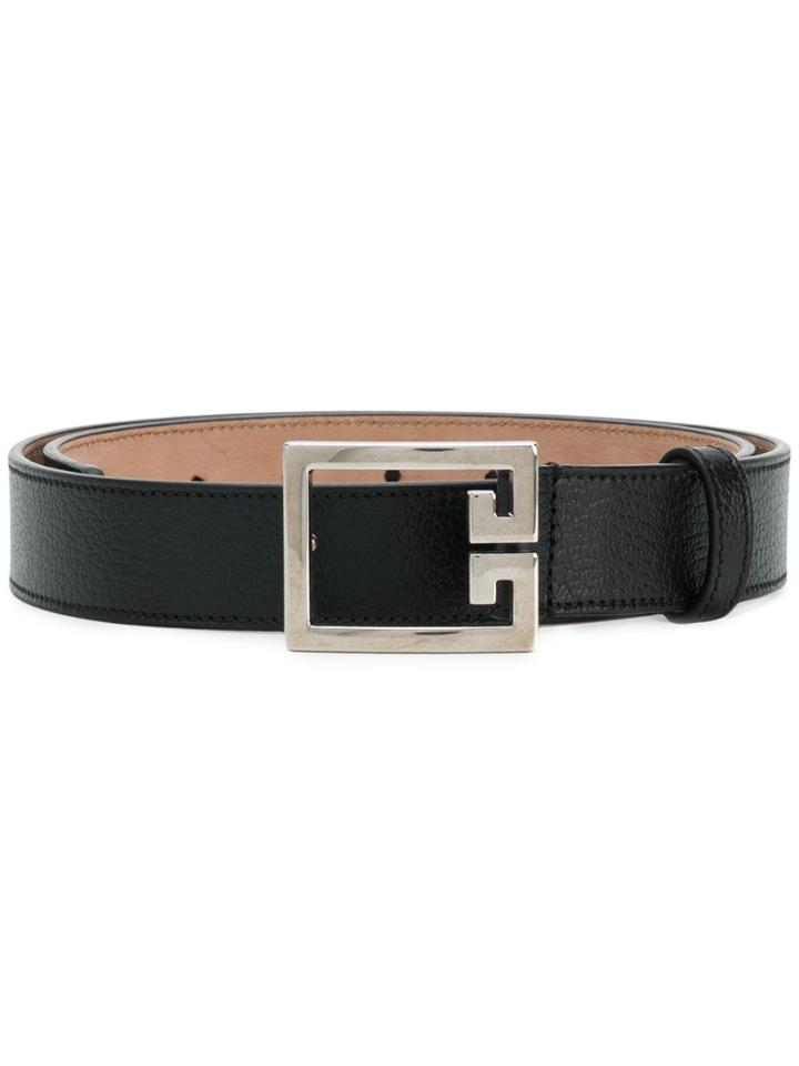Givenchy Logo Buckle Belt - Black