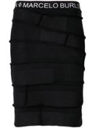 Marcelo Burlon County Of Milan Kentak Skirt - Black