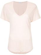 Venroy Scoop V-neck T-shirt - Pink & Purple