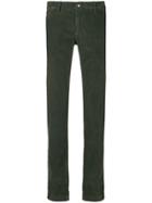 Jacob Cohen Corduroy Straight Leg Trousers - Green