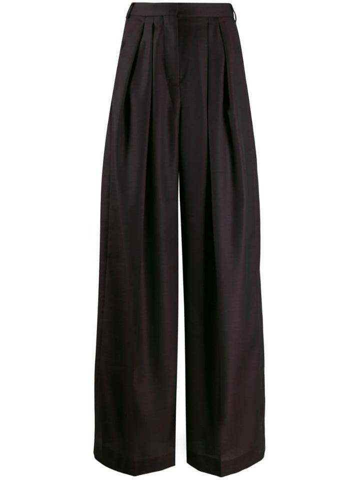 Acne Studios Wide Leg Trousers - Purple