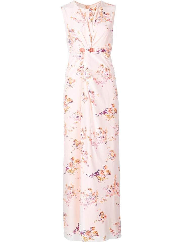 Sies Marjan Cut-out Detail Wrap Dress, Women's, Size: 2, Pink/purple, Shell