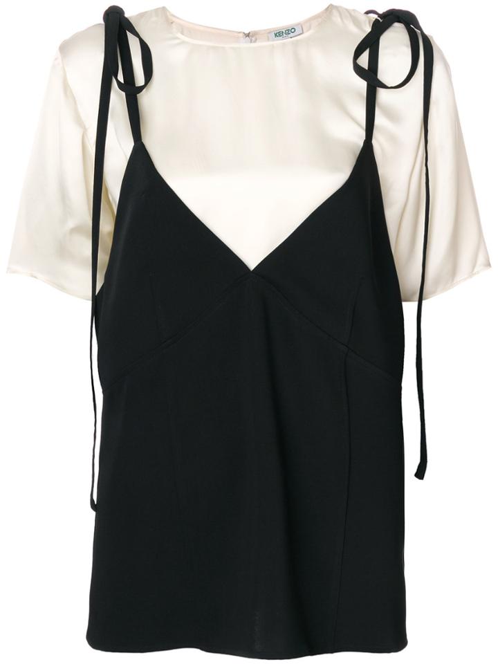 Kenzo Loose Fit Cami Top - Black