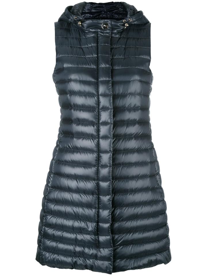 Herno Padded Gilet, Women's, Size: 40, Blue, Polyamide/goose Down