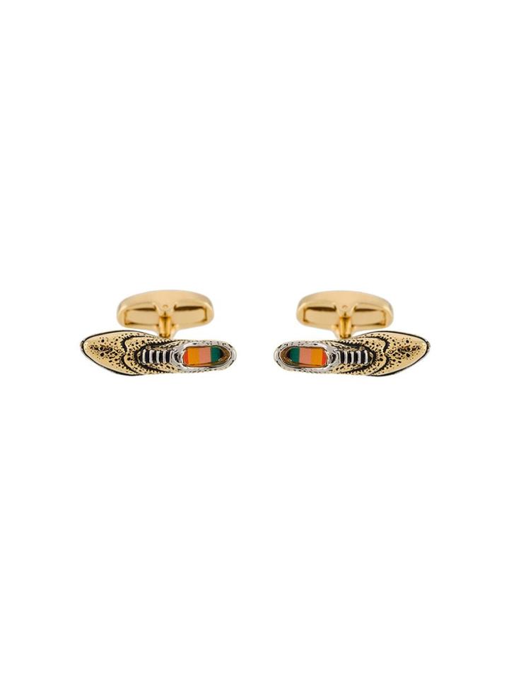 Paul Smith Shoe Cufflinks - Gold