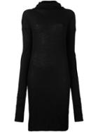 Isabel Benenato Roll Neck Long Pullover, Women's, Size: 42, Black, Cotton/wool