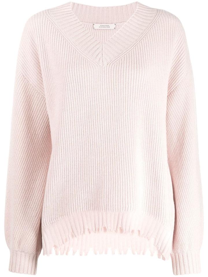 Dorothee Schumacher Fringe Vitality Jumper - Pink