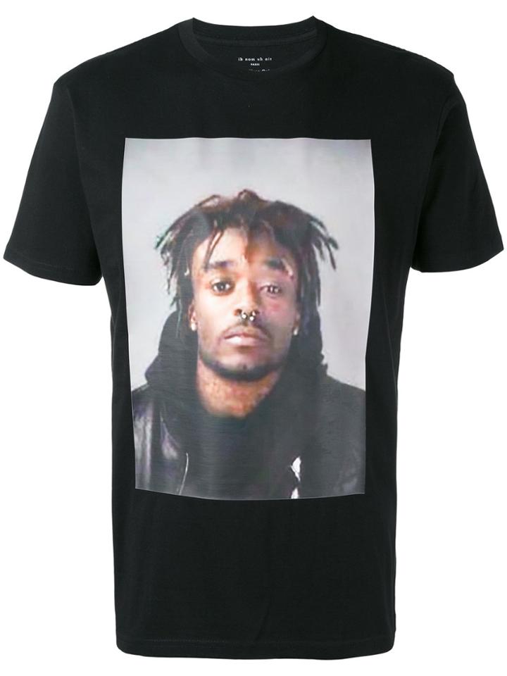Ih Nom Uh Nit Mugshot Printed T-shirt - Black