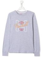 Hackett Kids Teen Logo Print Sweatshirt - Grey