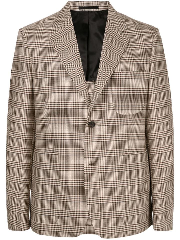 Stella Mccartney Bobby Checked Blazer - Brown
