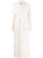 Gabriela Hearst Eduardo Wrap Coat - White