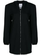 Seen Zipped Hooded Jacket - Black