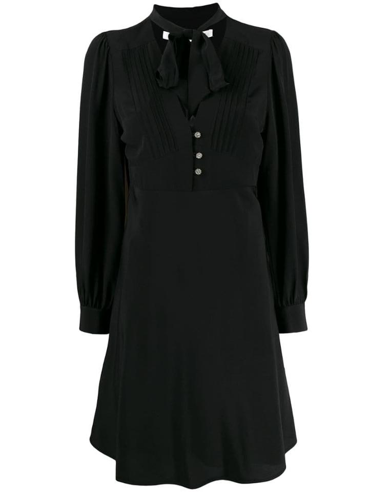 Mcq Alexander Mcqueen Bow Detail Dress - Black