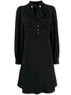 Mcq Alexander Mcqueen Bow Detail Dress - Black