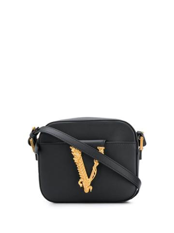 Versace Virtus Crossbody Bag - Black