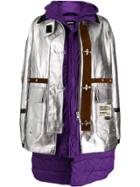 Diesel Metallic Double-layer Parka - Silver
