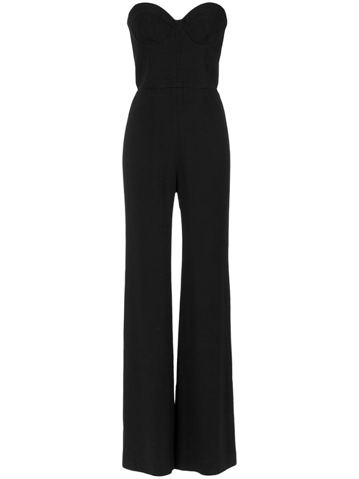 Andrea Marques Bandeau Jumpsuit - Black