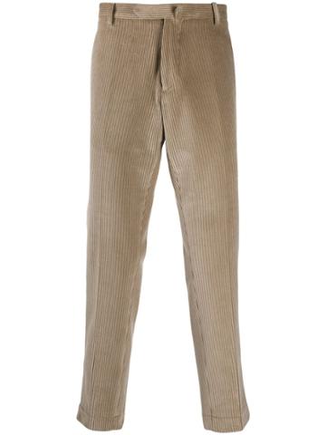 Dell'oglio Tapered Corduroy Trousers - Neutrals