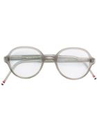 Thom Browne Eyewear Classic Round Glasses - Grey