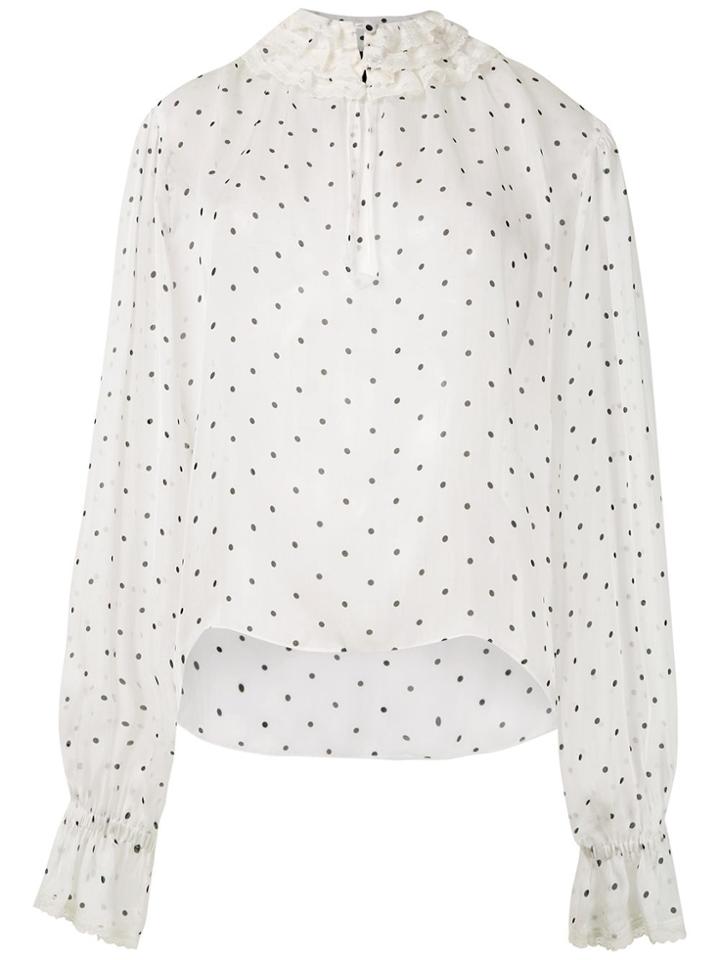 Andrea Bogosian Blusa M.l Petrusa Couture Abf - White