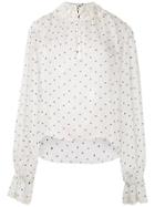 Andrea Bogosian Blusa M.l Petrusa Couture Abf - White