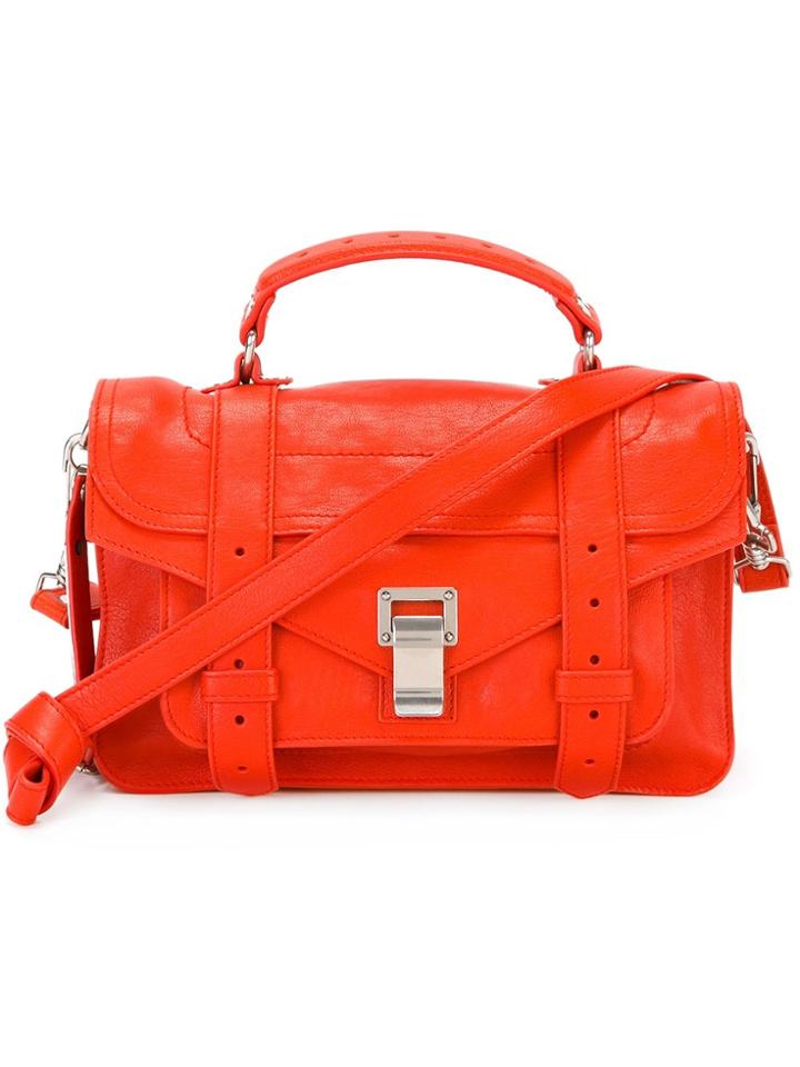 Proenza Schouler Tiny 'ps1' Satchel - Red