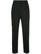 H Beauty & Youth High-waisted Cropped Trousers - Black