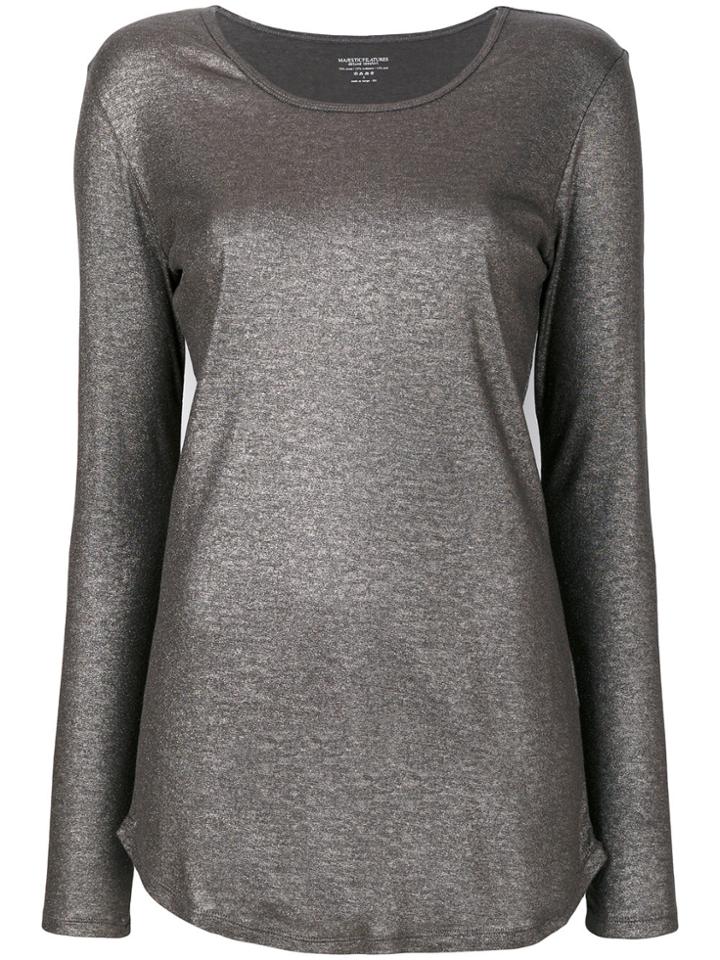 Majestic Filatures Round Neck Sweater - Grey
