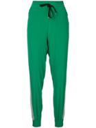 No21 Side Stripe Trousers - Green