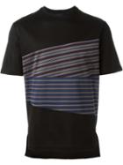 Lanvin Camiseta Striped T-shirt, Men's, Size: Xs, Black, Cotton
