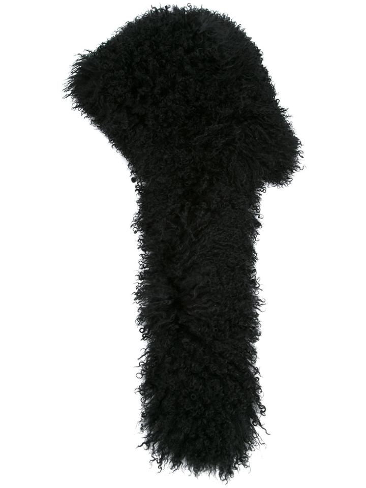 Haider Ackermann Fur Hat - Black