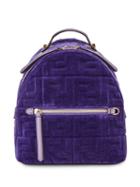 Fendi Mini Monogram Backpack - Purple