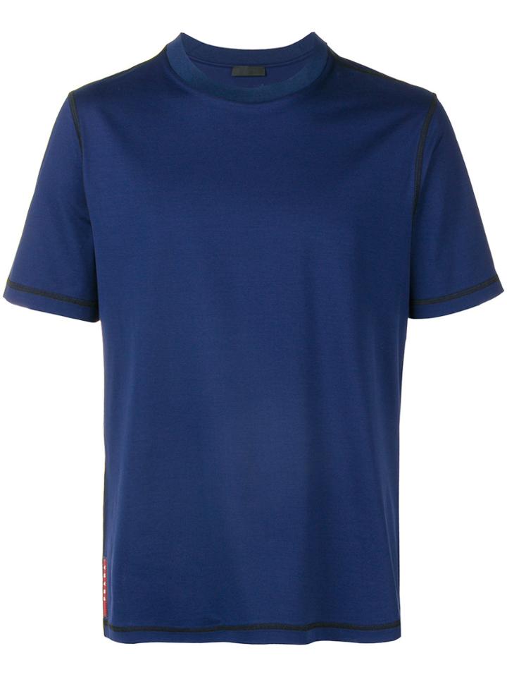 Prada Sport Logo T-shirt - Blue