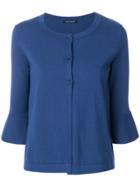 Luisa Cerano Button Up Cardigan - Blue