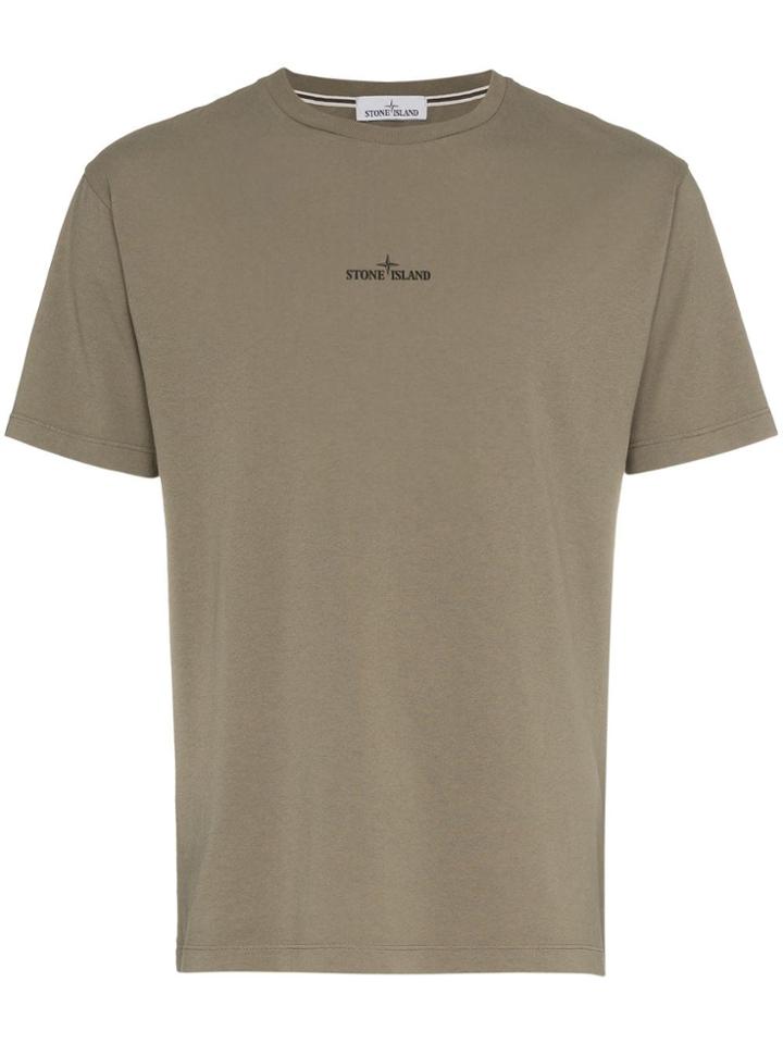 Stone Island Green Logo T-shirt