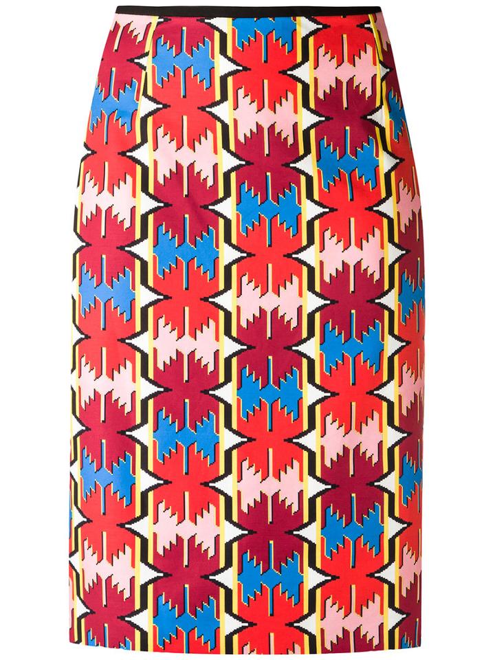 Reinaldo Lourenço - All-over Print Skirt - Women - Cotton - 42, Cotton