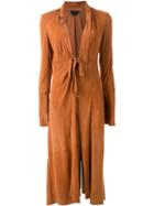 Kitx Suede Trench Coat
