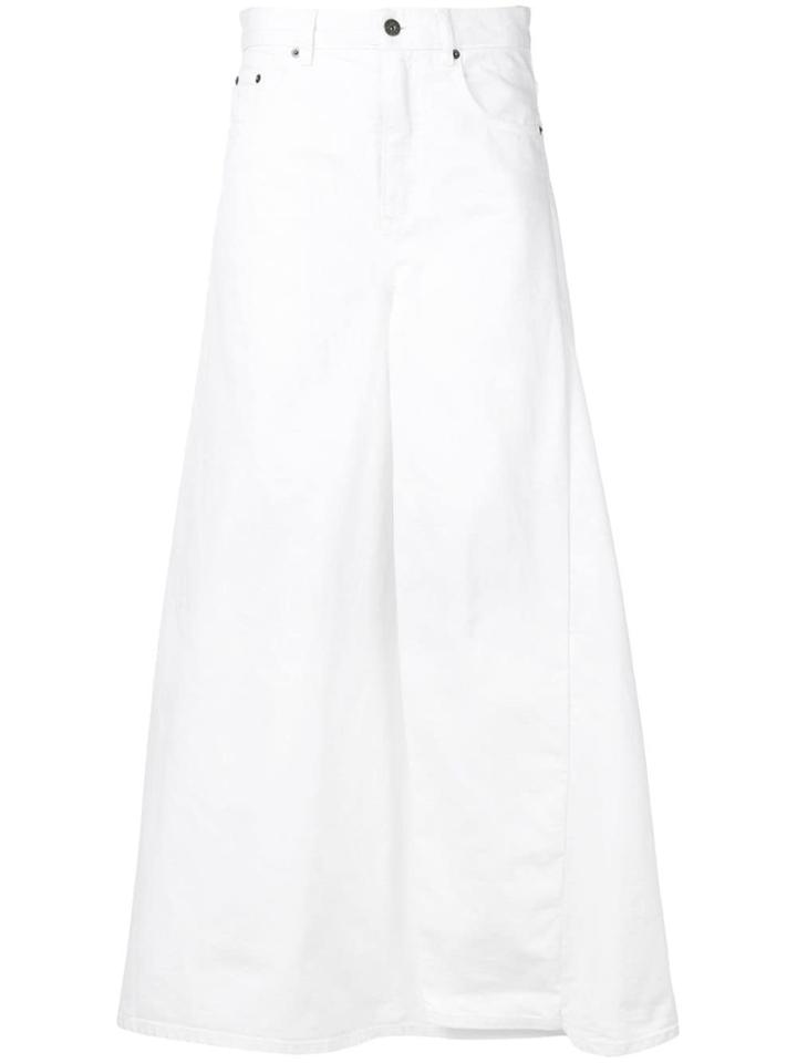 Y/project Wide-leg Jeans - White