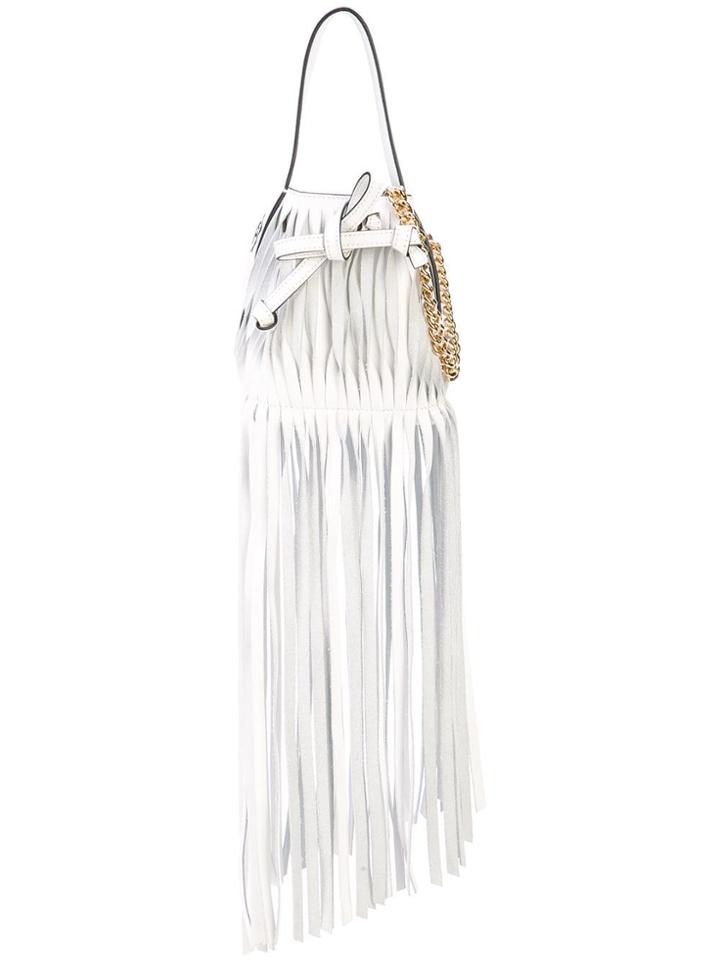 Cushnie Tassel Mini Bag - White