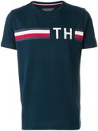 Tommy Hilfiger Logo Print T-shirt - Blue