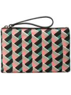 Red Valentino Geometric Print Clutch