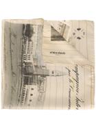 Al Duca D'aosta 1902 Printed Scarf - Nude & Neutrals