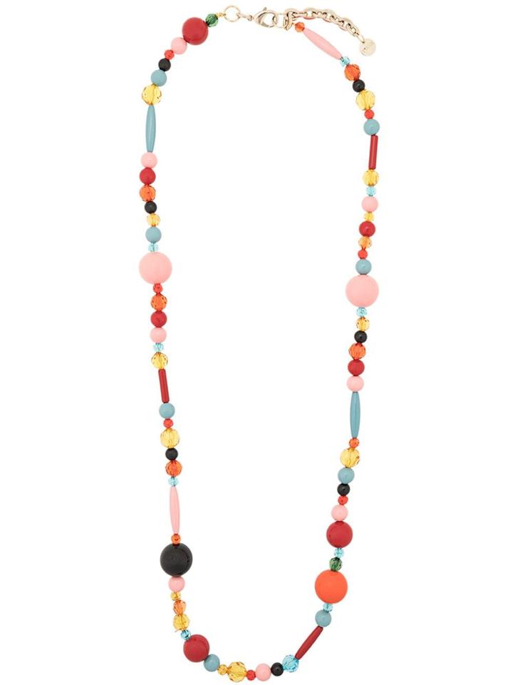 Emilio Pucci Multicoloured Beaded Necklace - Pink