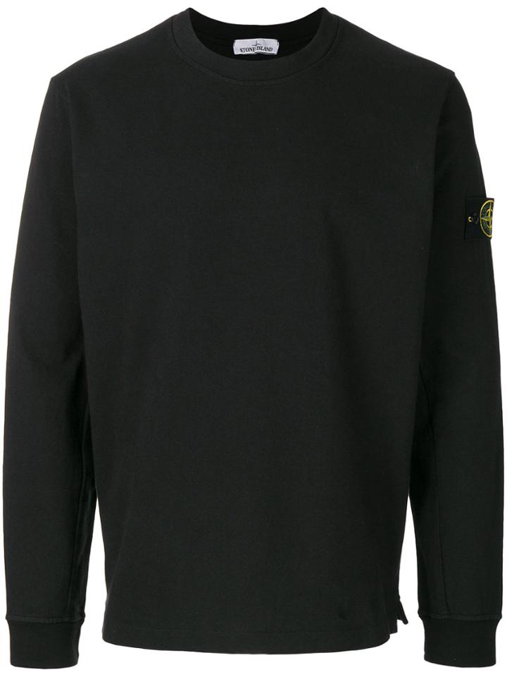 Stone Island Long Sleeve Top - Black