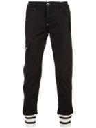Philipp Plein Knit Ankle Jeans - Black